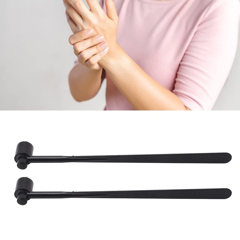 5 Pieces Plum Blossom Dermal Hammer Single End Black ABS
