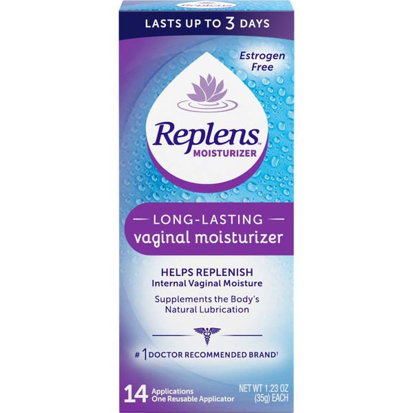 Replens Replens Replens Long Lasting Vaginal Moisturizer, 14 Applications 1.23