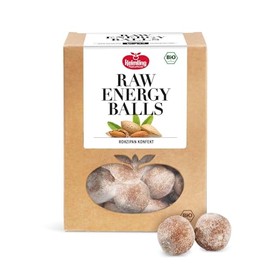 Raw Energy Balls Raw Zipan - Vegan Date Nut Balls with Almonds & Vanilla - No Added Sugar, Gluten Free, Natural & Raw Food Quality (500 g, Raw Zipan)