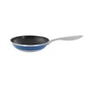 Chantal Nonstick 8 inch Stripes Fry pan, Brushed Stainless Steel,