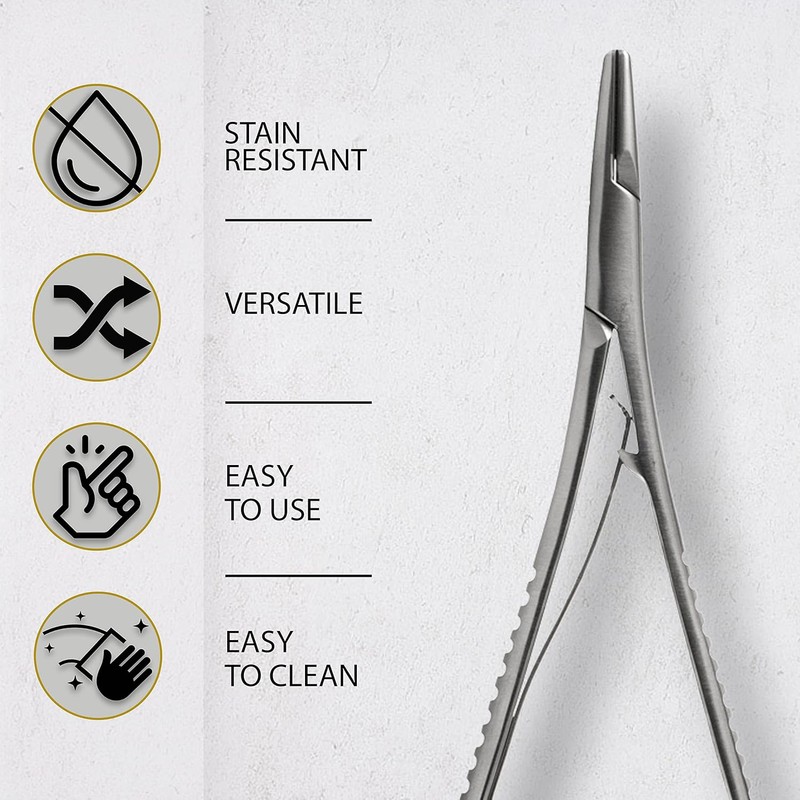 SURGICAL ONLINE Mathieu Ligature Elastic Placing Plier 5.5" Needle Holder