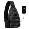 HUNTVP Tactical Military Chest Bag Molle Crossbody Shoulder Sling Pack