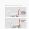 2Pcs Dog Back Legs Support Harness Soft Coral Velvet Adjustable