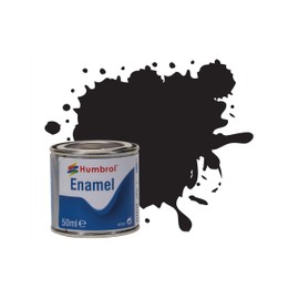 Humbrol AQ0033 Enamel Tinlet No 33 Matt Black - Matt,50 ml (Pack of 1)