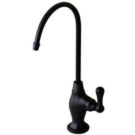 Kingston Brass Gourmetier KS3195AL Restoration Single Handle Water Filtration Faucet, Oil Rubbed Bronze , Oil-Rubbed Bronze, 10.81 x 4.63 x 1.75