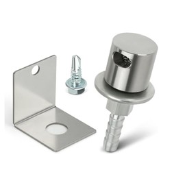 5/16'' Remote Mount Vent Valve Kit for Fuel Tanks- Detachable Replacement Part, Fits Tank Vent Line, Durable & Easy Install