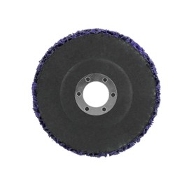 QWORK 4-1/2" x 7/8'' Stripping Discs Rust Remover Wheel - 10 Pack for 4-1/2" Angle Grinder - High-Strength Fiber Mesh with Resin and Diamond Composition for Paint, Rust, and Scale Removal - Purple