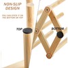 Yesland 2 Pack Wooden Bottle Drying Rack - Retractable Bamboo