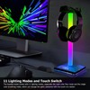 RGB Gaming Headset Stand Type C USB LED Headphone Holder
