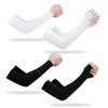 SAIIURV 4 Pairs Arm Sleeves, UV Protection Cooling Arm Sleeves
