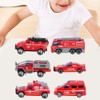 6pcs 1:64 Engineering Car Model Alloy Simulation Vehicle Car Model