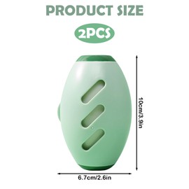 Pack of 2 Lint Rollers, Reusable, Reusable Lint Roller, Washable Sticky Gel Lint Roller, Reusable Lint Roller for Travel, Sofas, Bedding, Clothing, Pet (Green)