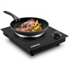 CUSIMAX Hot Plate, Single Burner Electric Cooktop, 1500W Electric Burner