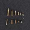 240Pcs Brass M2 M3 Hex Standoff Nut Screw Kit for
