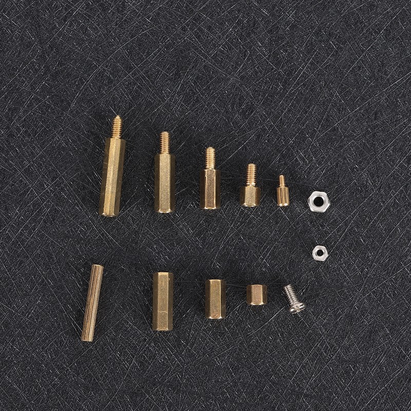 240Pcs Brass M2 M3 Hex Standoff Nut Screw Kit for