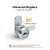 Bicafa Cabinets Locks with Keys, 5/8 Inch, 3 Packs