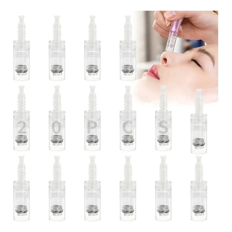 Dermaroller Barba Rodillo Dermafol 0.5mm Titanio Con Estuche