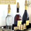 25 Pieces Universal Pour Spout Covers, Translucent Plastic Caps to