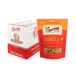Bob's Red Mill Maple Sea Salt Granola, 11oz (Pack of 6) - Non GMO, Whole Grain, Kosher