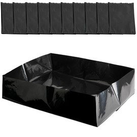 Adnee 10 Pcs Mushroom Monotub Liners-16" x 13" x 4" Monotub Liner Fit Up to 48 Quart Monotub-Monotub Plastic Liners for Mushroom Growing Supplies Liner Replacement