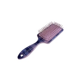 Retro Design Paddle Hair Brush with Soft Ball Tips by BeaverStrong, Wet and Dry Brush, Great for Detangling, Blowdrying and Straightening All Hair Types (Purple)