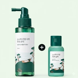 Round Wrap Pine Soothing Cica Scalp Tonic Special Shampoo 100ml+Shampoo 50ml / 라운드랩 소나무 진정 시카 두피 토닉 기획 샴푸100ml+샴푸50ml