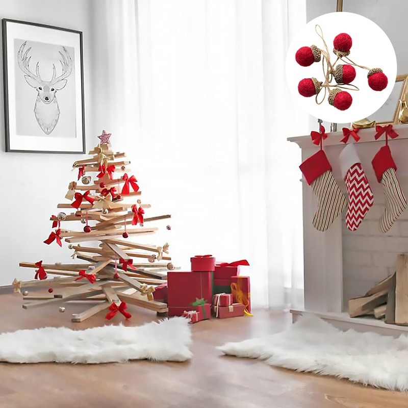 VICASKY Christmas Craft DIY Felt Ornaments Wool Tree Decoration Set