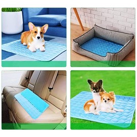 AIMALL Pet Cooling Gel Mat for Dogs and Cats, Non-Toxic Breathable Summer Pad, Portable and Reusable