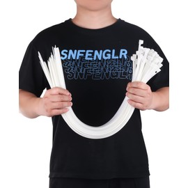 Zip Ties Heavy Duty 24 inch, WLEAD Cable Zip Ties Outdoor UV Resistant,Industrial Sturdy Wire Ties,Awnings Tying Branches Bundling of Crops Fixed Water Pipes(White,50PCS 24 inch x 0.2 inch)