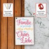Family Chaos and Love - Home Sign with Quote as