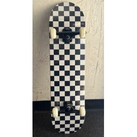 WhiteFang Skateboards 31 Inch Complete Skateboard Double Kick Skate Board