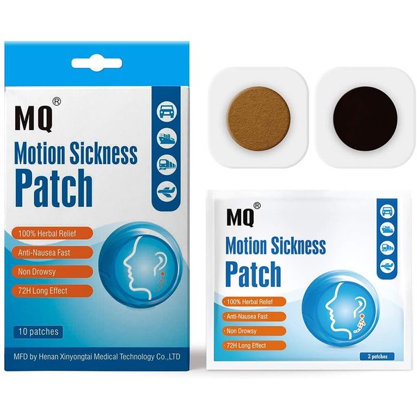 MQ Motion Sickness Patch,10 Count