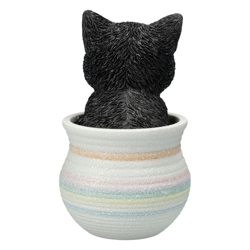 Figuren Shop GmbH Cat Figurine Flower Pot - Decorative Cat