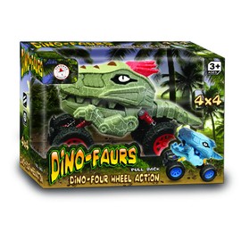 Aeromax Dino-Faur - Camión de Dinosaurio, Color Verde con Acento Rojo