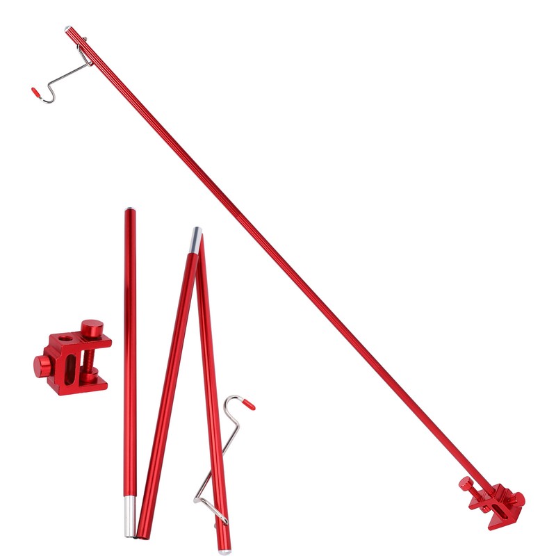 Outdoor Camping Foldable Light Pole Portable Aluminum Alloy Light Stand