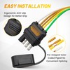 Oyviny 4 Pin 5 Wire Trailer Wiring Harness 18 Inches,