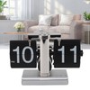 Retro Digital Flip Down Clock Battery Powered Flip Desk Clock