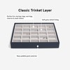 Stackers Navy Classic Medium Jewellery Box Trinkets Layer