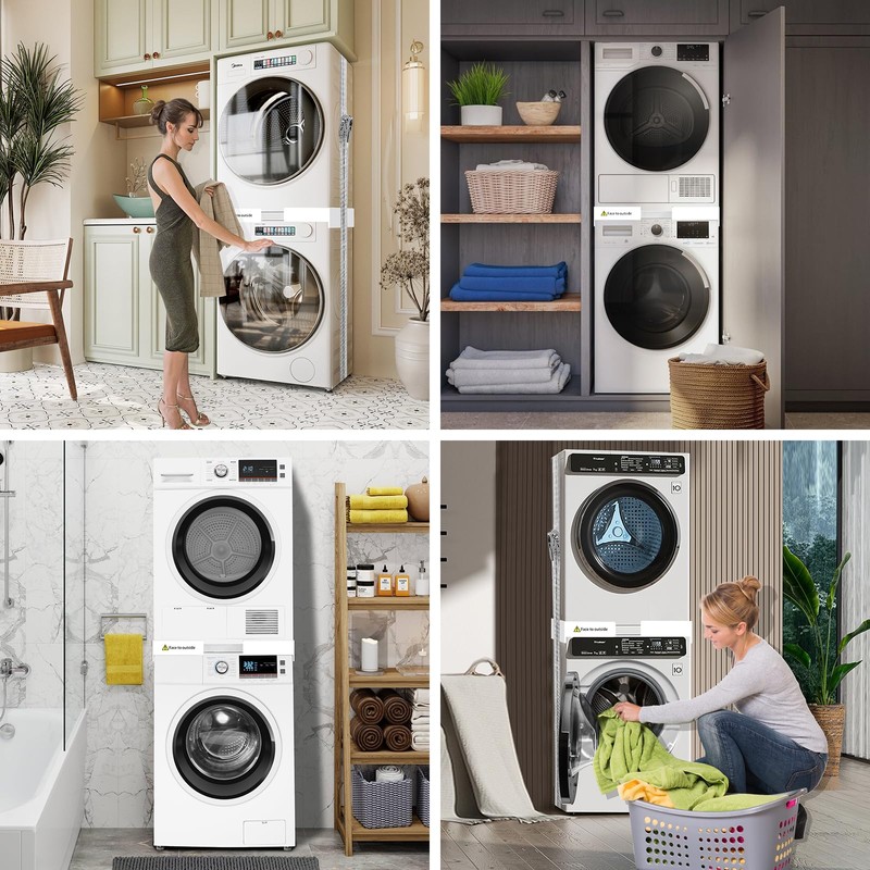 Kiss Core Upgrade Washer Dryer Stacking Kit, Universal Washer Dryer