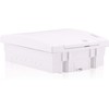 ETI 1-Row Fuse Box Flush-Mounted IP40 Distributor Housing White Door