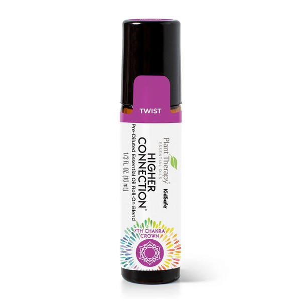 Plant Therapy Chakra 7 Higher Connection Synergy (Crown Chakra) Pre-Diluted Roll-On 10 mL (1/3 oz) 100% Pure