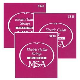 SK40-009-042 Guitar Strings for Electric Guitar Steel Strings Set of 3