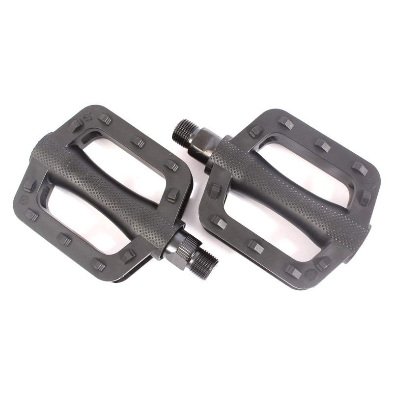KHE BMX Kids Pedals PVC Black 1/2 Inch CrMo Axle