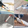 QWORK Empty Caulking Sealant Tubes - 11 Oz Capacity Each,