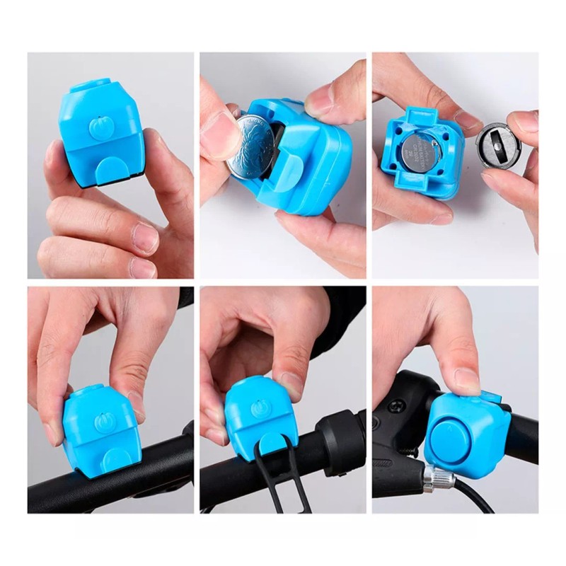 BIKE HORN Claxon Timbre Electrico Bicicleta Alto Poder 130db Impermeab