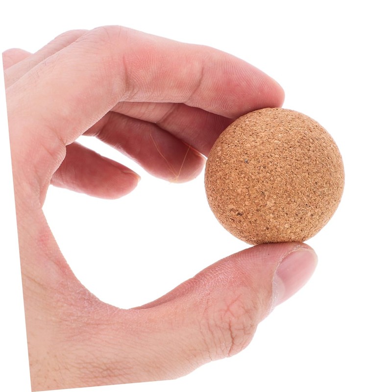 Kisangel 5Pcs Wooden Foosball Balls Cork Balls for Table Games