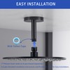 Wall Mounted Stainless Steel Shower Arm Shower Head Extension Pipe