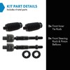 TRQ Front Driver & Passenger Side Inner Steering Kit Steering