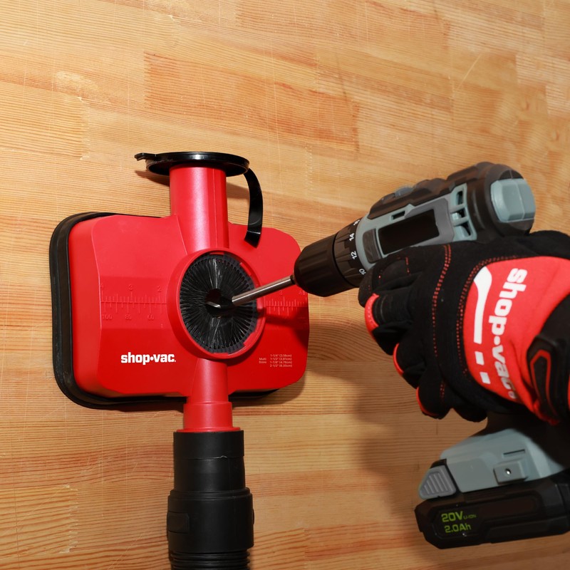 Shop-Vac Dust Collection Attachment, 2-in-1 Vacuum Dust Collection Attachment for