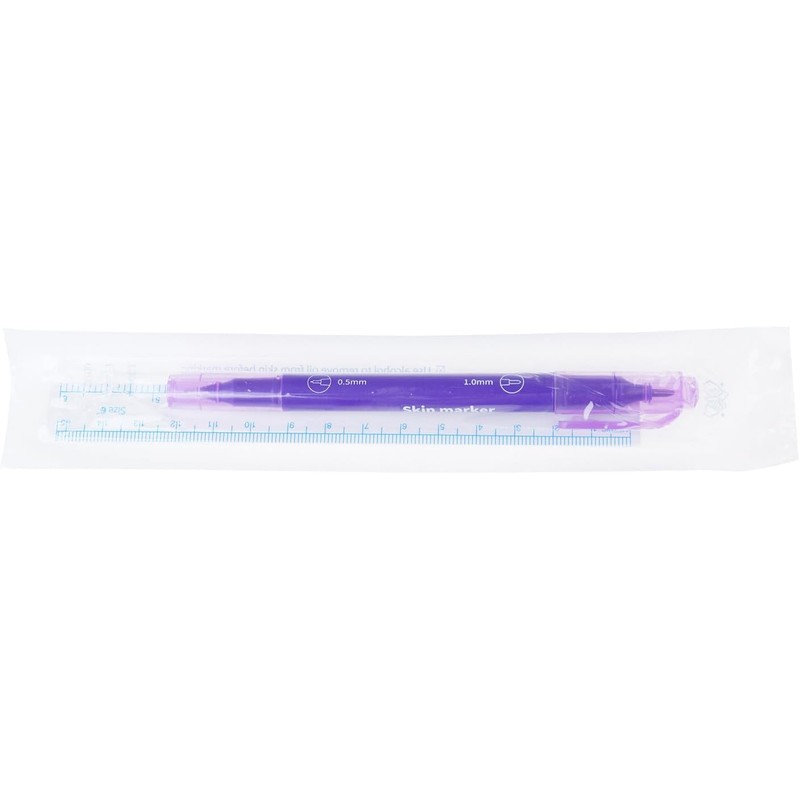 Rotulador de cejas de doble punta, Microblading con regla de,